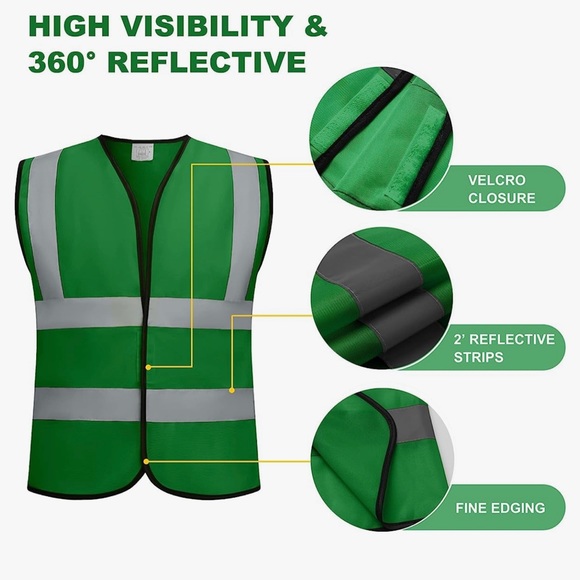 Evershare Reflective Safety Vest Size Large New in Packaging - Picture 2 of 8